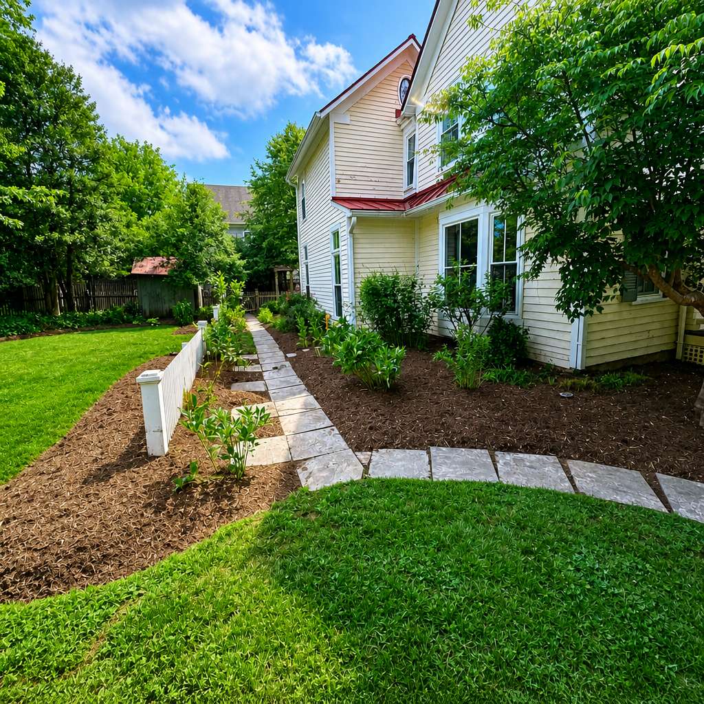 Garden after renovation